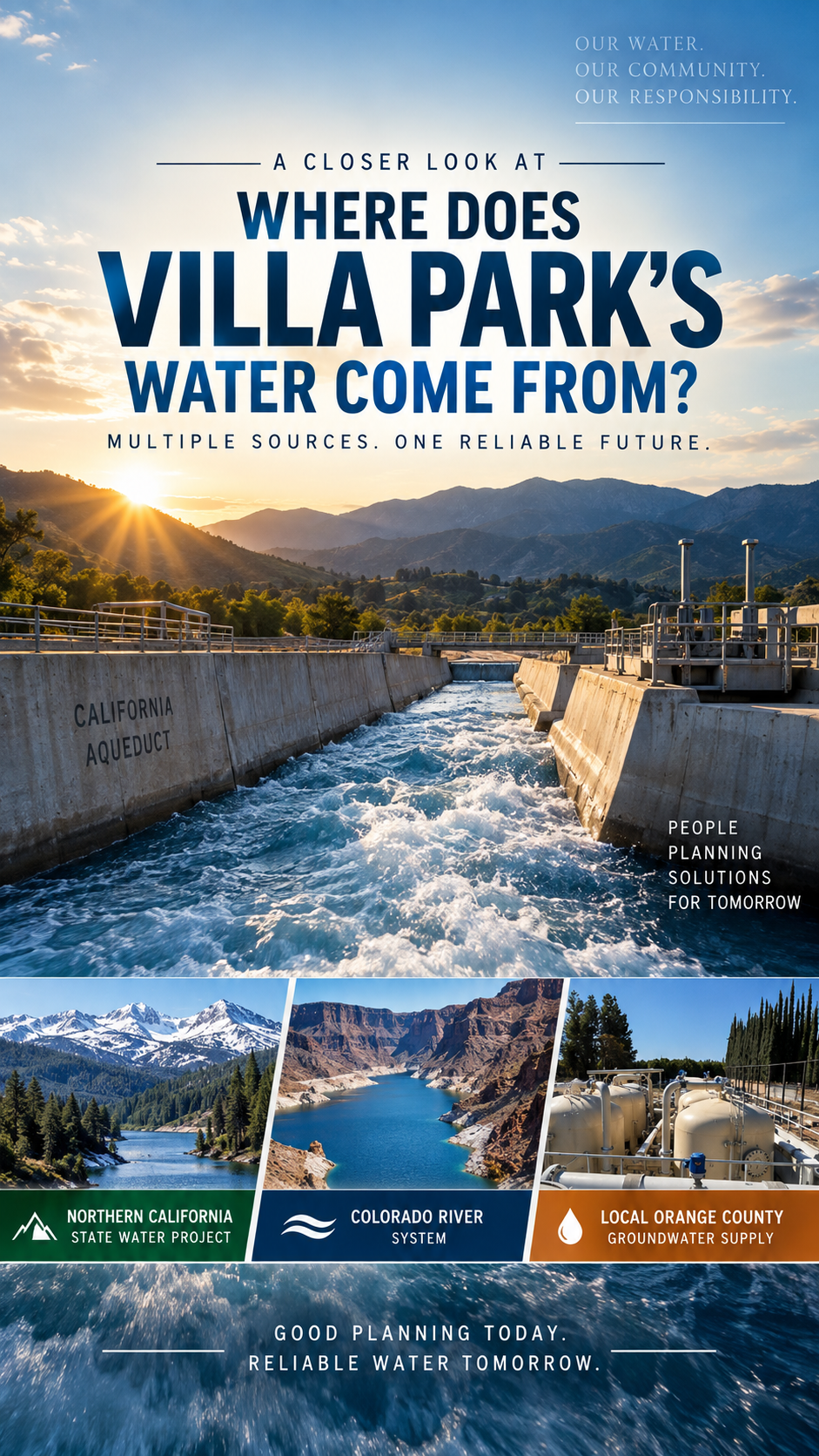 Where Villa Park's water comes from